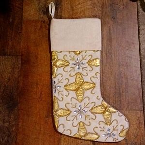 Christmas stocking Gold fancy 🎄2 for 40 plus Add'l 10% off for matching sock